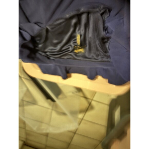 LAUNDRY BY SHELLI SEGAL Vintage 1990's   Navy Blue  Gown SIze 12 Nwt - Picture 8 of 8